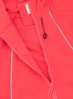 Rompevientos para mujer color rojo.
