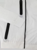 Rompevientos para hombre color blanco.