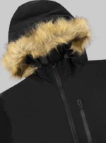 Chamarra para hombre color negro.